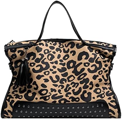 Amazon.com: Leopard Corduroy Tote Bag for Women Large Slouchy
